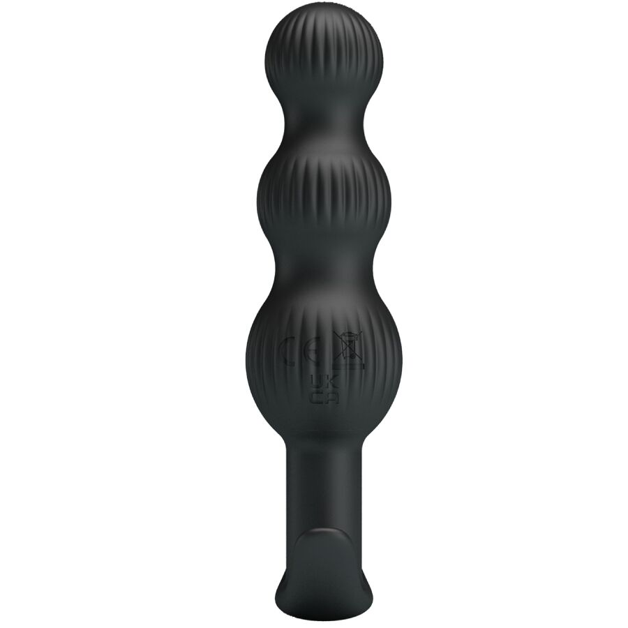 PRETTY LOVE - SIDNEY VIBRATORE ANALE 10 VIBRAZIONI NERO - immagine 3
