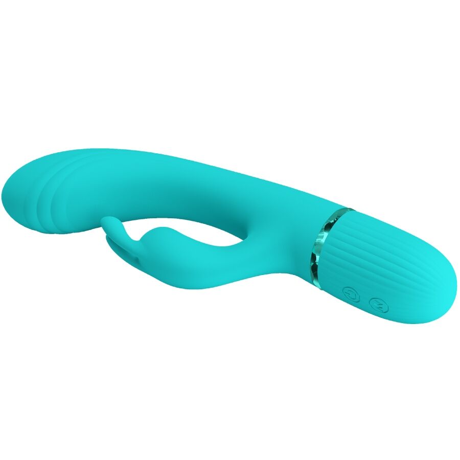 PRETTY LOVE - SCOCCO VIBRATORE CONIGLIO TURCHESE - immagine 5