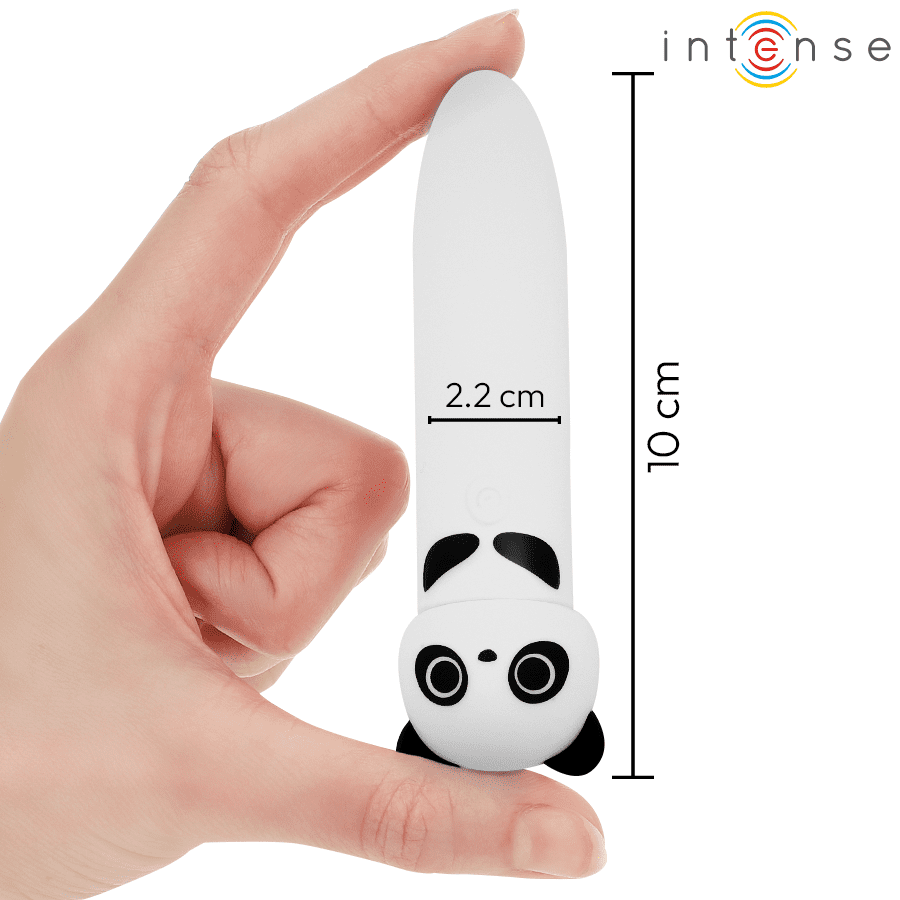INTENSE - POH PANDA VIBRANTE BULLET RICARICABILE USB 10 X 2,2 CM - immagine 3