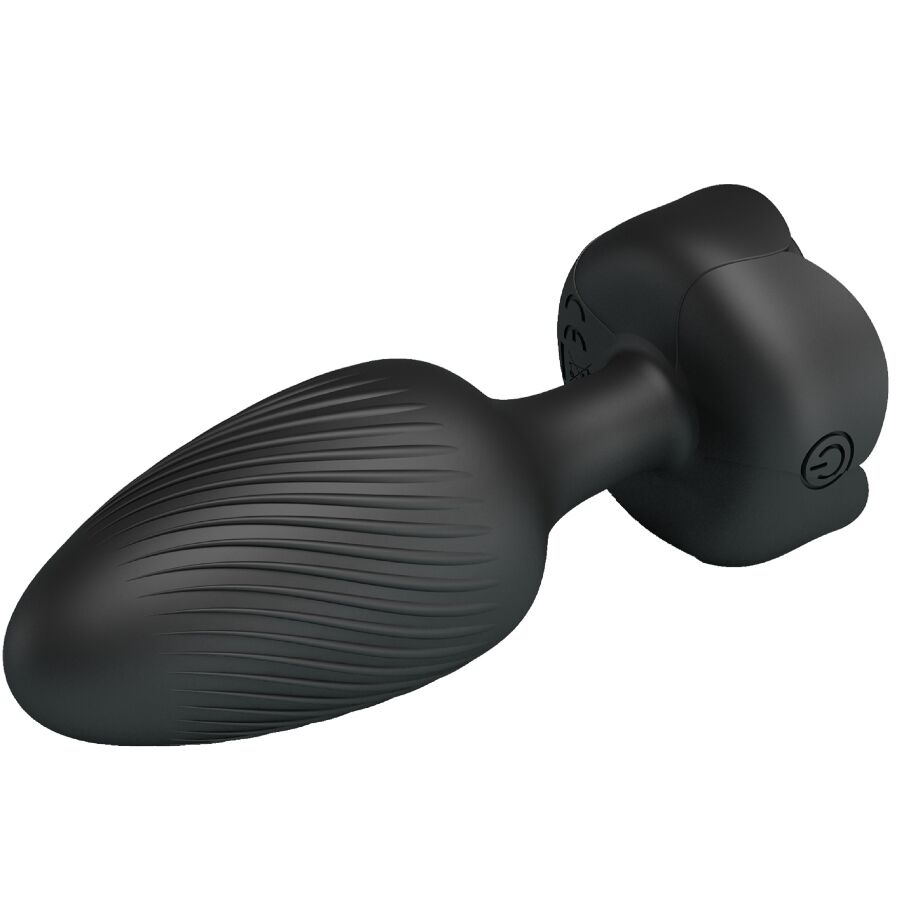 PRETTY LOVE - OSBORN PLUG ANALE CON LUCE LED NERO 9,8 CM - immagine 5