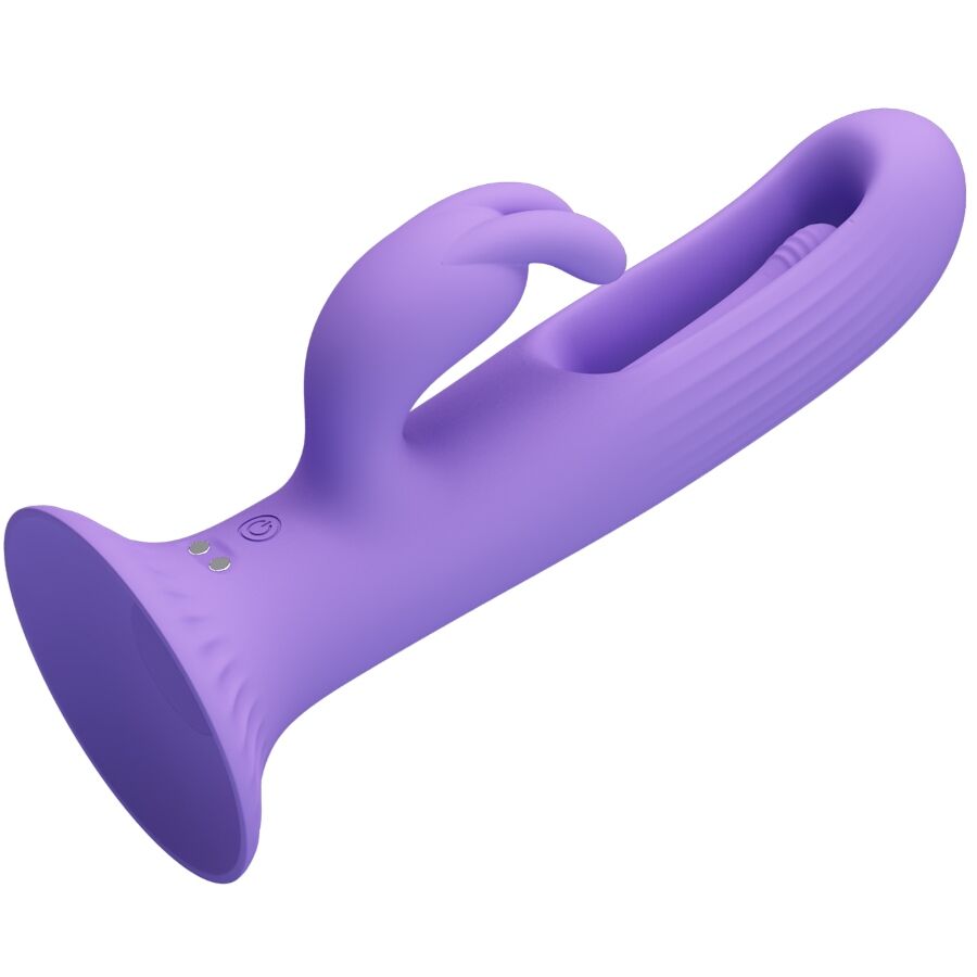 PRETTY LOVE - VIBRATORE CONIGLIO KILLMOULIS 12 MODALITÀ DI VIBRAZIONE VIOLA - immagine 3