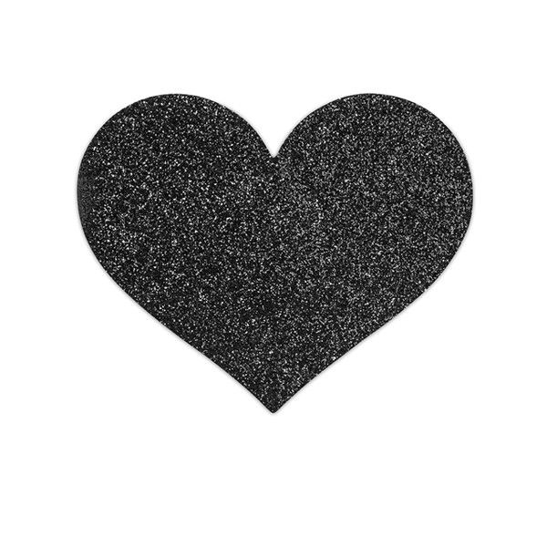 BIJOUX INDISCRETS - FLASH NERO TAGLI CAPEZZOLI CUORE - immagine 2