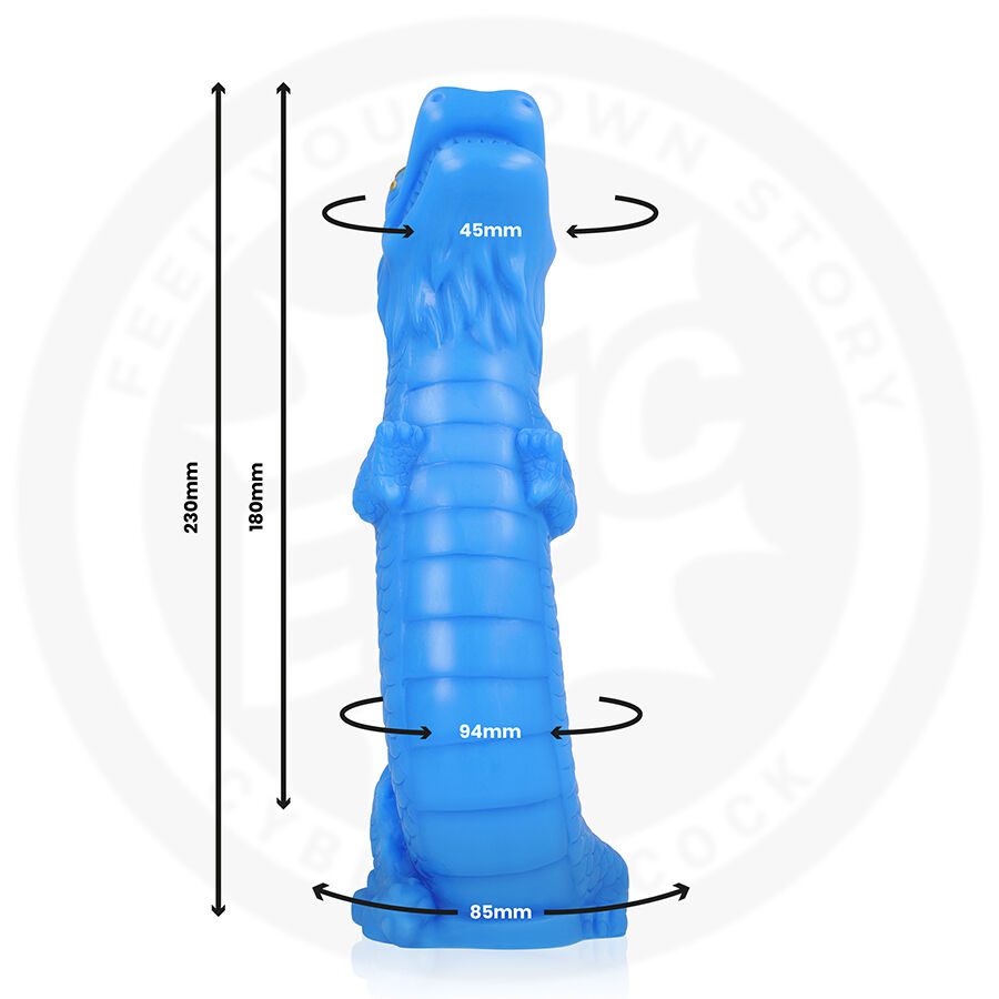 EPIC - DILDO NAGA DRAGO CELESTE - immagine 5