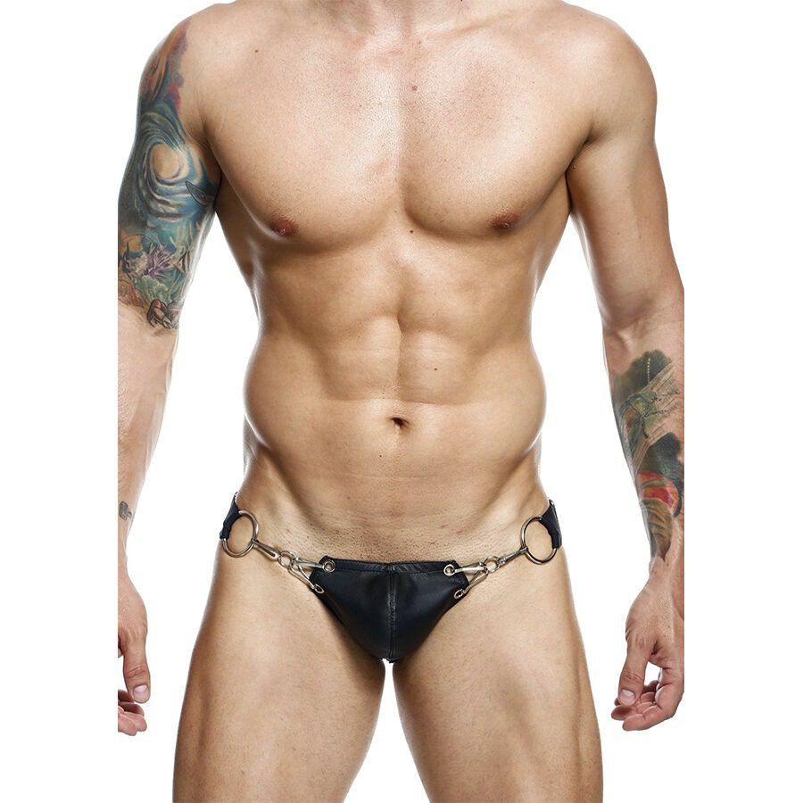MOB - DNGEON JOCKSTRAP NERO A PRESSIONE TAGLIA UNICA
