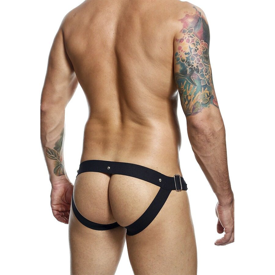 MOB - DNGEON JOCKSTRAP NERO A PRESSIONE TAGLIA UNICA - immagine 5