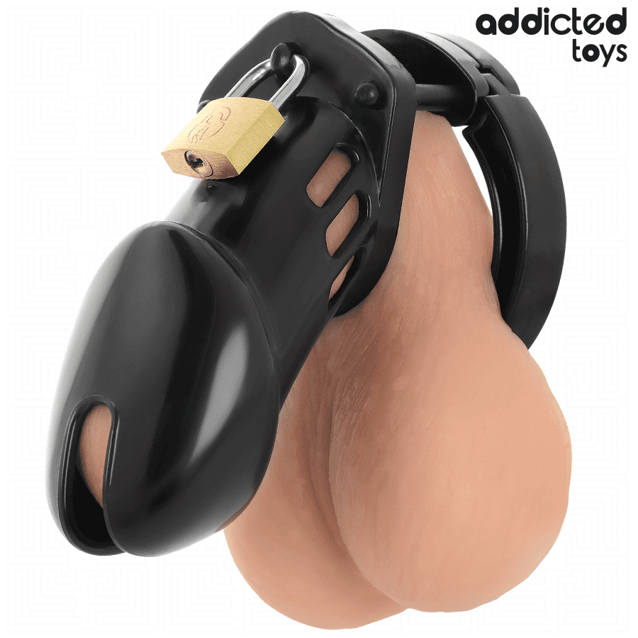 ADDICTED TOYS LOCKED - GABBIA PER PENE OBSIDIAN HOLD TAGLIA M - immagine 3