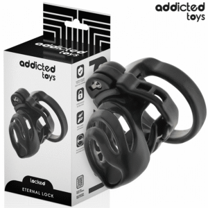 ADDICTED TOYS LOCKED - GABBIA PER PENE CON BLOCCAGGIO ETERNO 9 CM