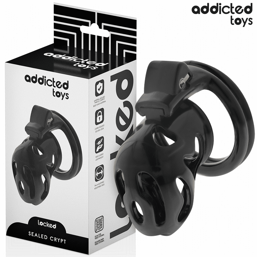 ADDICTED TOYS LOCKED - GABBIA PER PENE SIGILLATA CRYPT 8 CM
