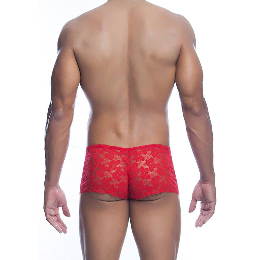 MOB - BOXER ENCAJE ROJO TALLA S/M - immagine 3