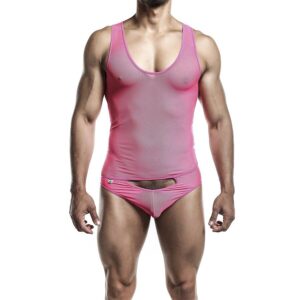 MOB - BODYSHEER TRANSPARENTE ROSA