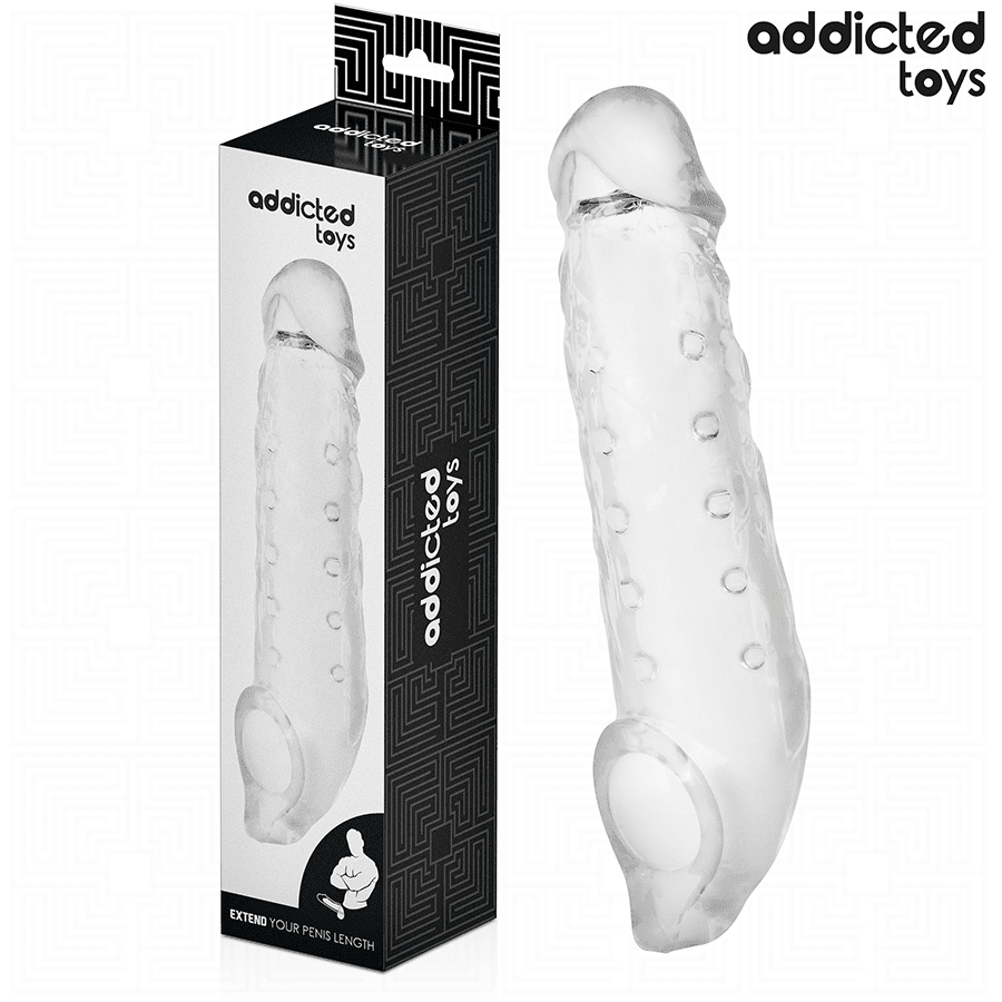 ADDICTED TOYS - ESTENSIONE PENE TRASPARENTE TAGLIA S 23 CM