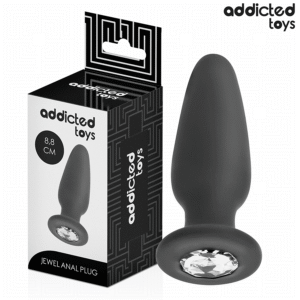 ADDICTED TOYS - PLUG ANALE CON GIOIELLO TAGLIA S 8,8 CM