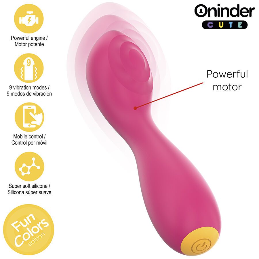 ONINDER CUTE - VIBRATORE PUNTO G LOVE BUDDY MASTER - APP GRATUITA IN TUTTO IL MONDO - immagine 4