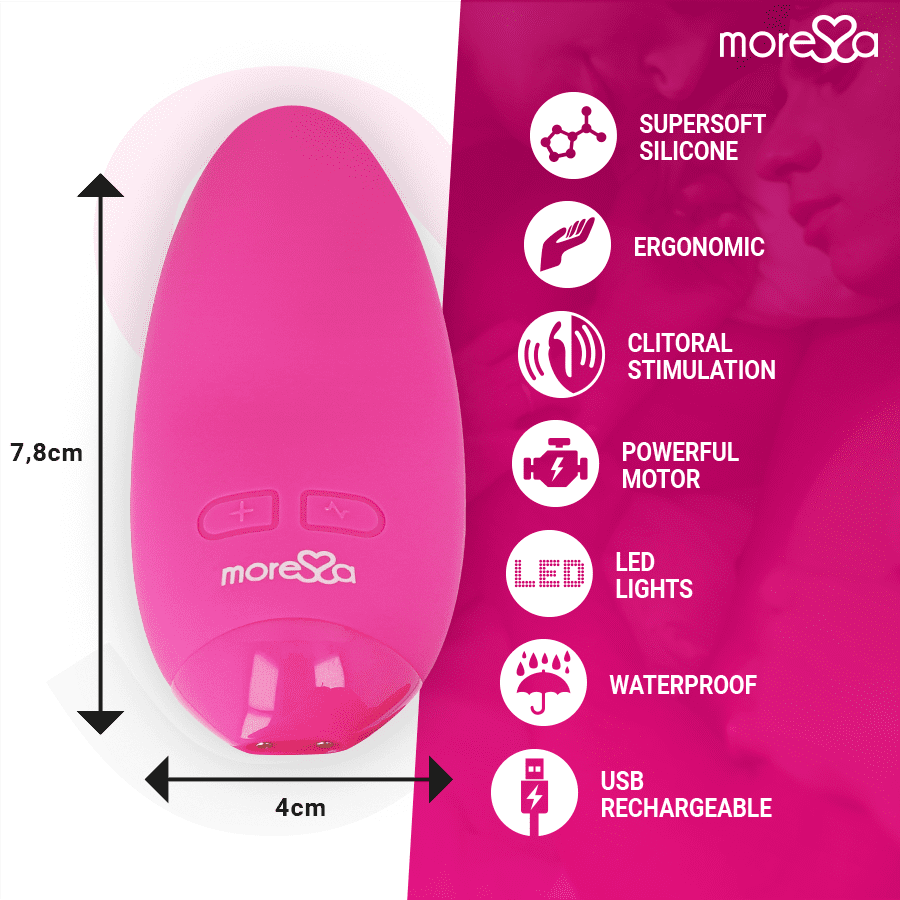 MORESSA - VIBRATORE BLOSSOM ROSA - immagine 4