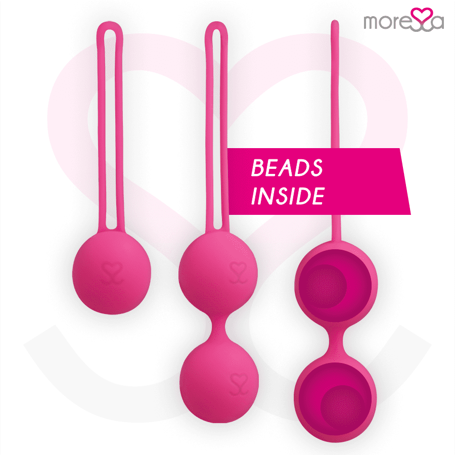 MORESSA - SET OSIAN PREMIUM SILICONE ROSA (Osian One - 51 g Osian Two - 101 g Osian Three 85 g) - immagine 2