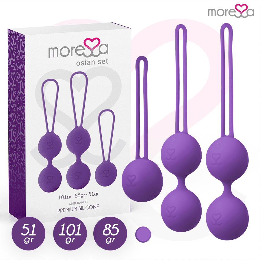 MORESSA - OSIAN SET PREMIUM IN SILICONE LILLA