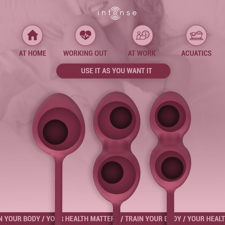 INTENSE - KIT PALLINE KEGEL CHARLI BORDEAUX - immagine 3