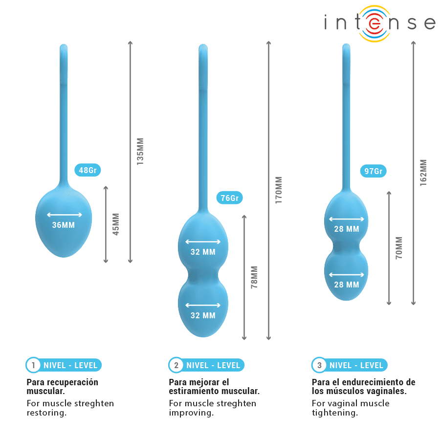 INTENSE - KIT PALLINE KEGEL CHARLI BLU - immagine 5