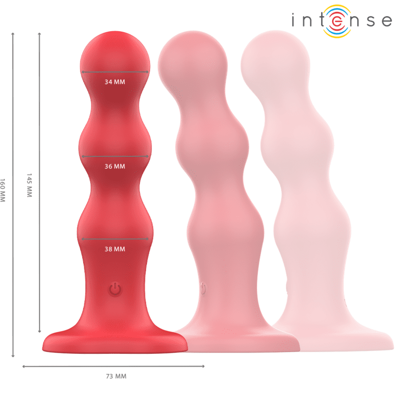 INTENSE - CODY VIBRATORE CON VENTOSA TELECOMANDO ROSSO - immagine 3