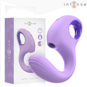 INTENSE - VIBRATORE E STIMOLATORE BAXTER VIOLA