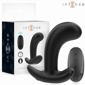 INTENSE - CHANDLER ANAL PLUG 10 VIBRAZIONI NERO TELECOMANDO