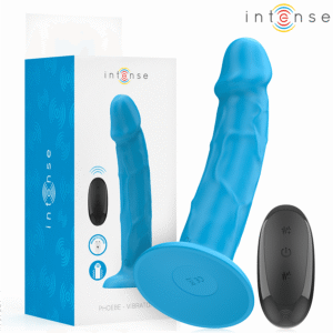INTENSE - PHOEBE VIBRATORE REALISTICO 10 VIBRAZIONI TELECOMANDO BLU