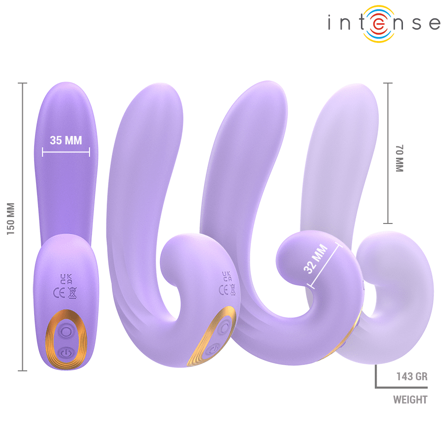 INTENSE - STIMOLATORE CLITORIDEO A DOPPIA VIBRAZIONE MERYL - immagine 5
