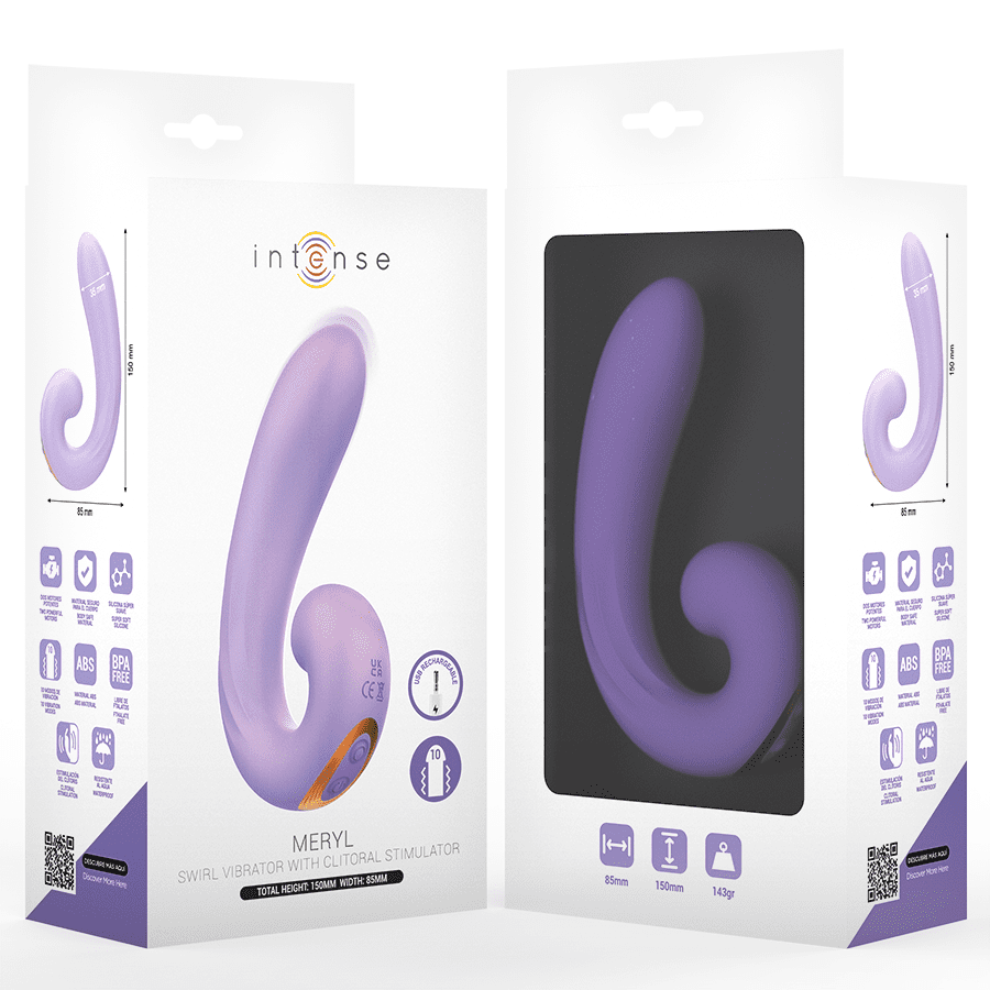 INTENSE - STIMOLATORE CLITORIDEO A DOPPIA VIBRAZIONE MERYL - immagine 3