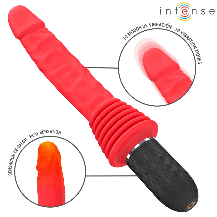INTENSE - CYNTHIA VIBRATORE A SPINTA CON TELECOMANDO E CALORE - immagine 2