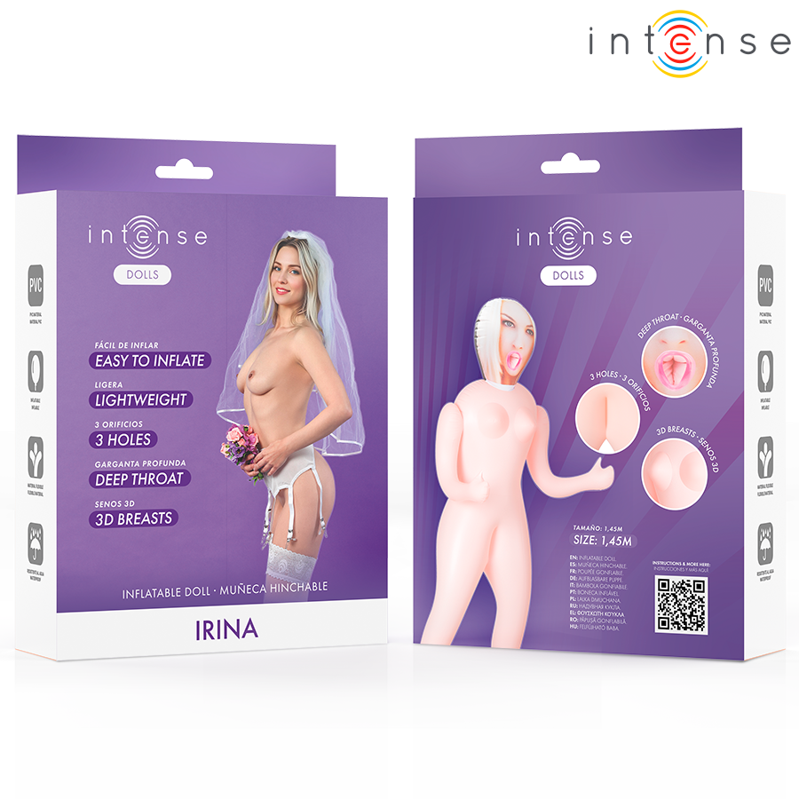 INTENSE DOLLS - IRINA BAMBOLA GONFIABILE CON TRE ORIFIZI - immagine 4