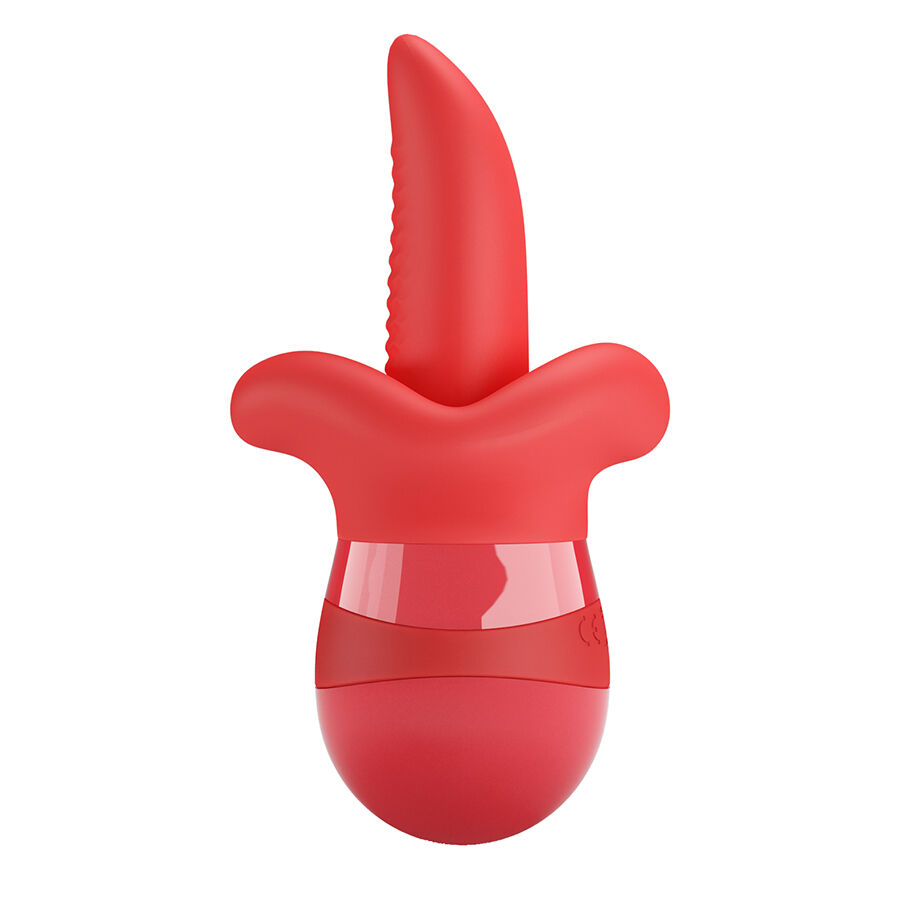 PRETTY LOVE - OBELIA MASTURBATORE VIBRATORE CON LINGUA E MOVIMENTO ORBITALE - immagine 3
