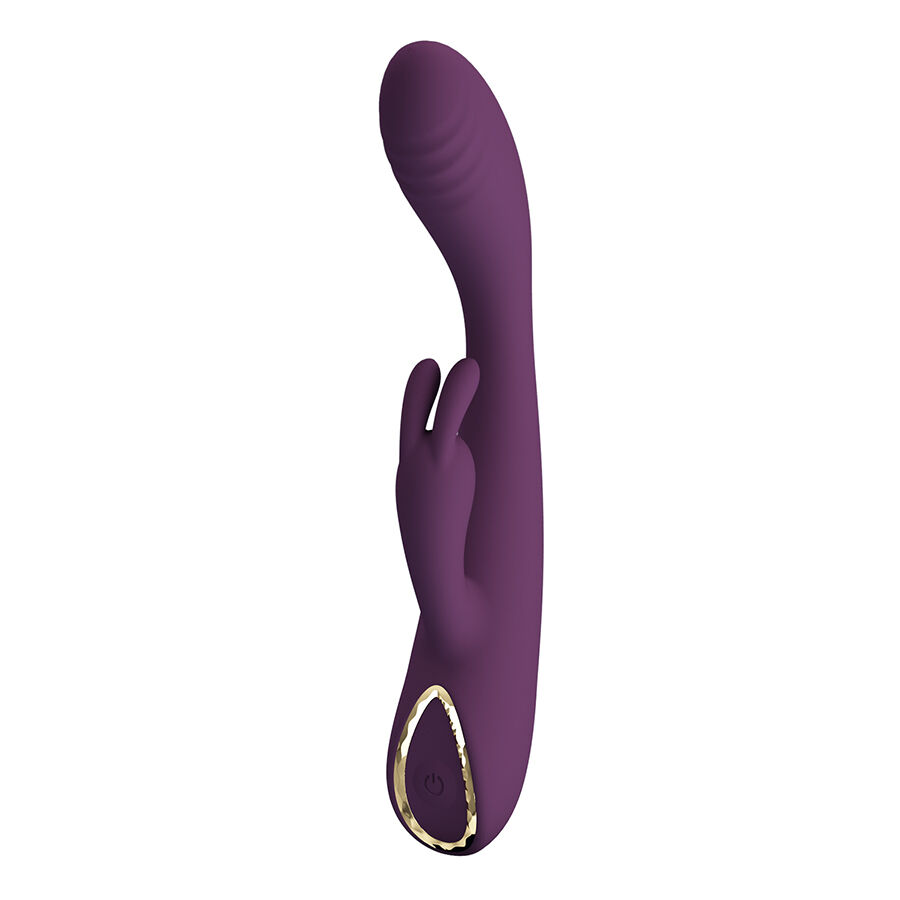 PRETTY LOVE - EMMA VIBRATORE VIOLA CON STIMOLATORE RABBIT - immagine 3