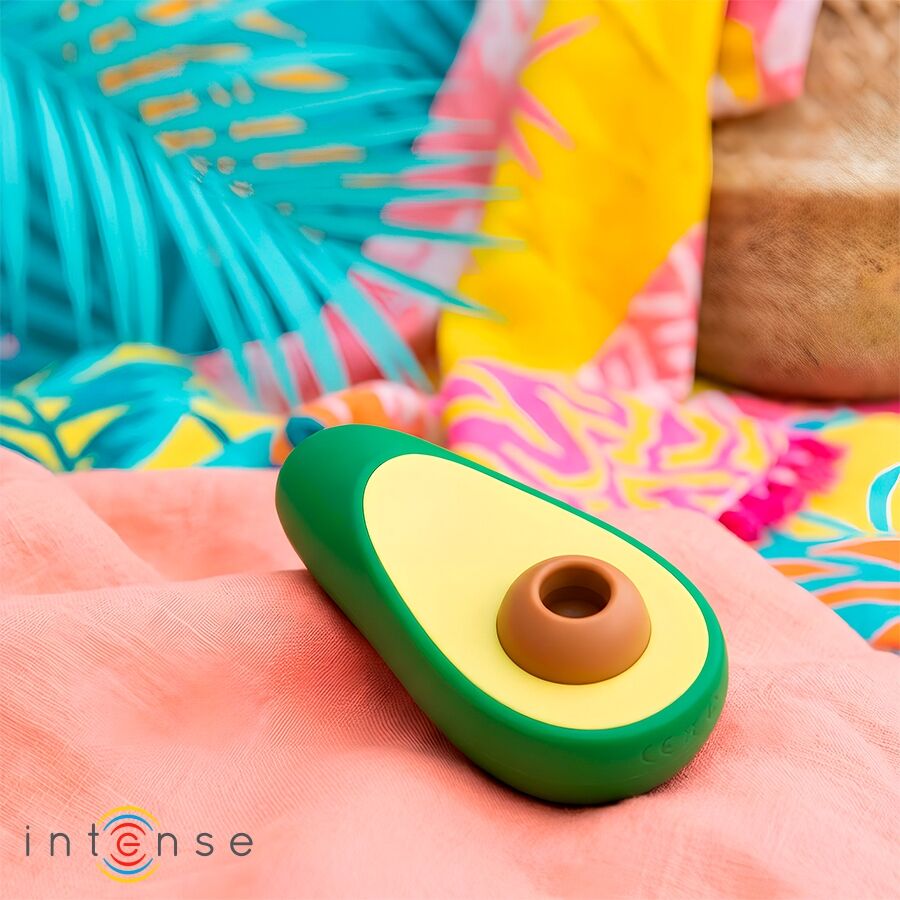 INTENSE - WAKI STIMOLATORE CLITORIDEO AD ASPIRAZIONE AVOCADO - immagine 4