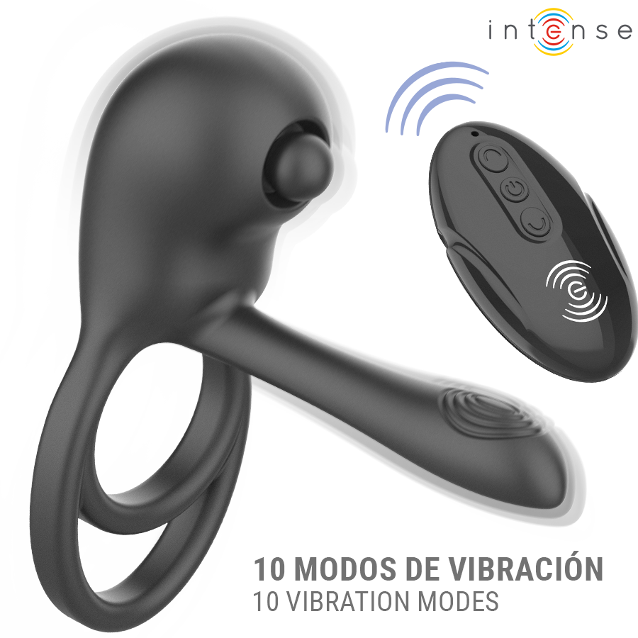 INTENSE - SPIKE ANELLO VIBRANTE PER IL PENE CON TELECOMANDO - immagine 3
