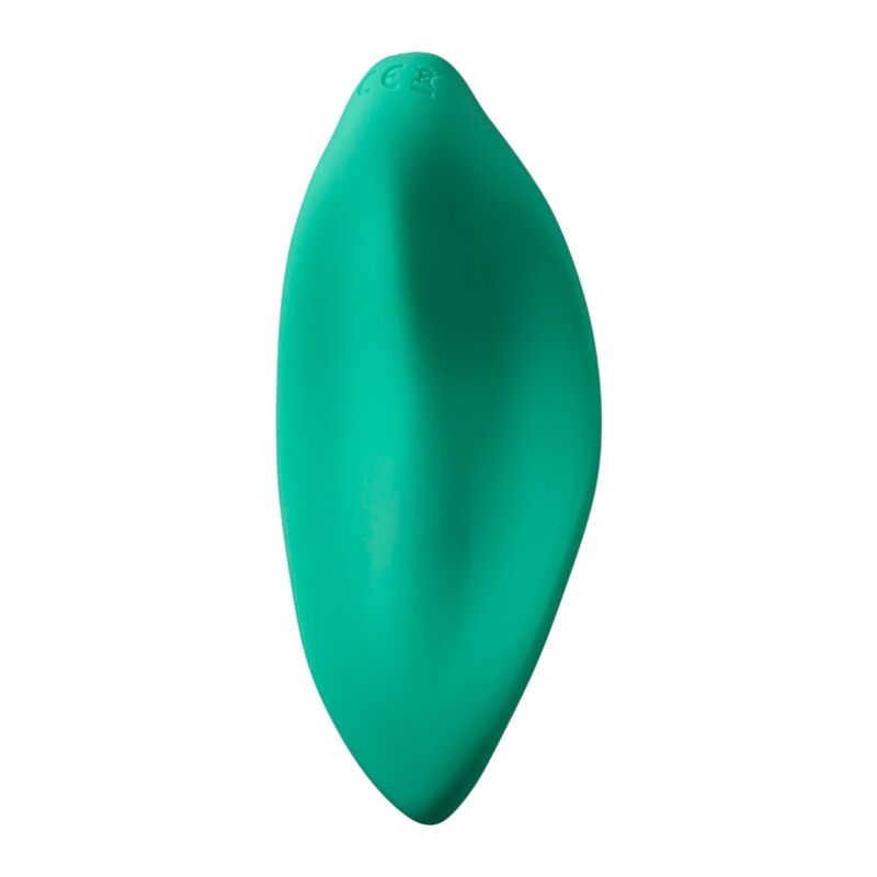 ROMP - VIBRATORE A ONDE STIMOLATORE CLITORIDEO FORMA ERGONOMICA VERDE ACQUA - immagine 5