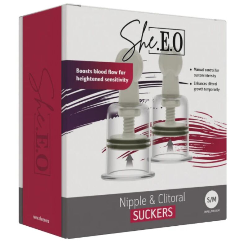 SHE.E.O - SUCCIONADORES PARA PEZONES Y CLÍTORIS S/M - immagine 5