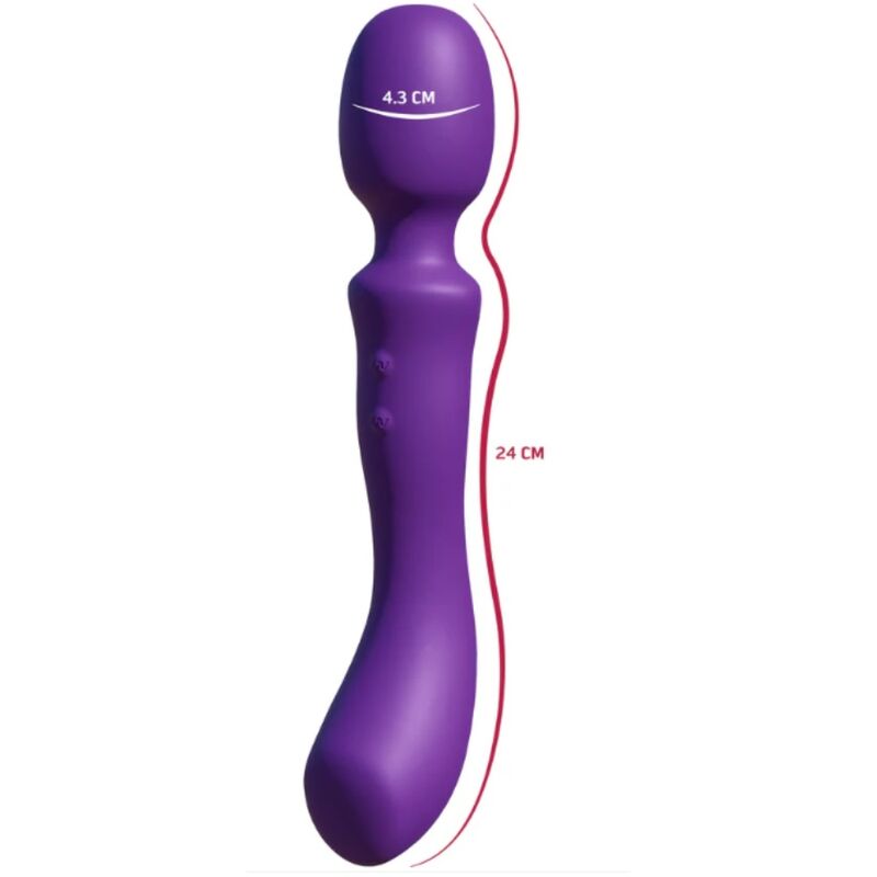 SHE.E.O - BACCHETTA MASSAGGIANTE VIBRANTE A DOPPIA ESTREMITÀ VIOLA - immagine 4