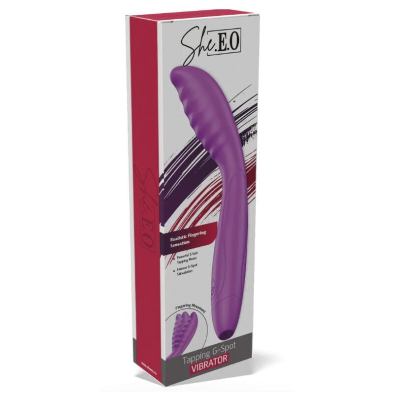 SHE.E.O - VIBRATORE VIOLA PER LA STIMOLAZIONE DEL PUNTO G - immagine 5