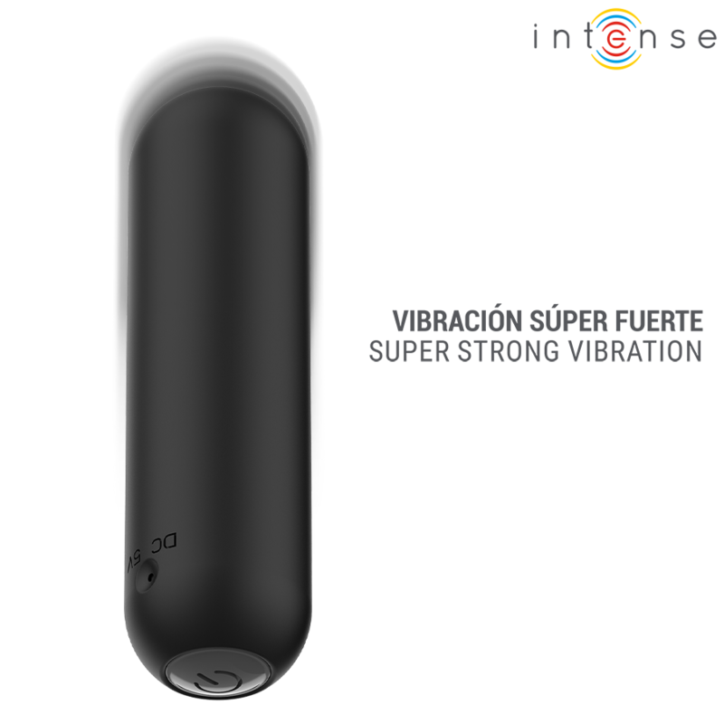 INTENSE - JUDY VIBRATORE A PROIETTILE RICARICABILE CON TELECOMANDO NERO - immagine 4