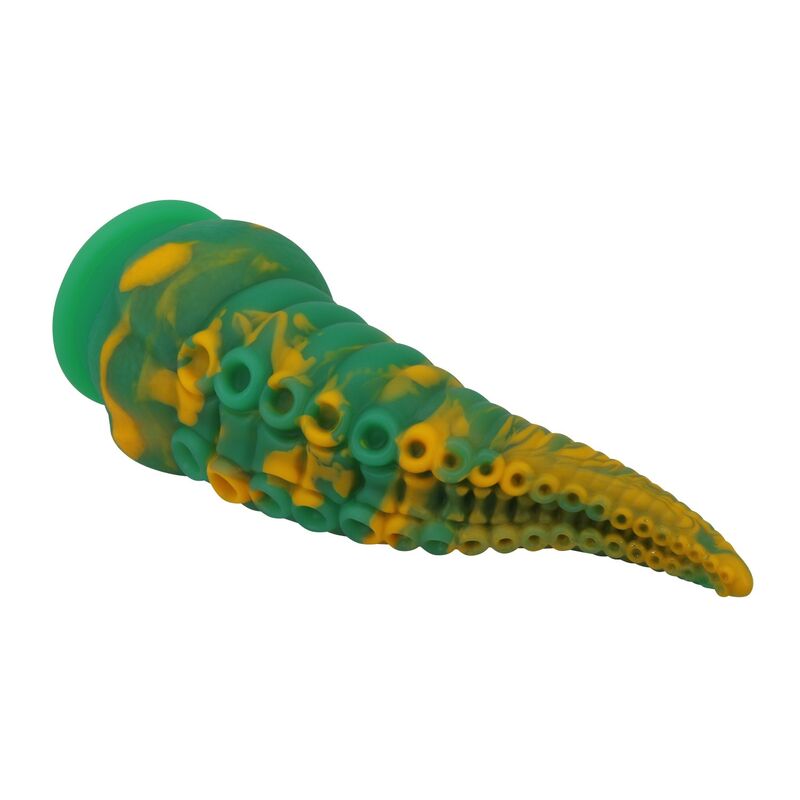 POWER MONSTERS - ABYSSAL COLOSSUS BICOLOR FANTASY DILDO IN SILICONE 22.5 CM Ø 6 CM - immagine 5
