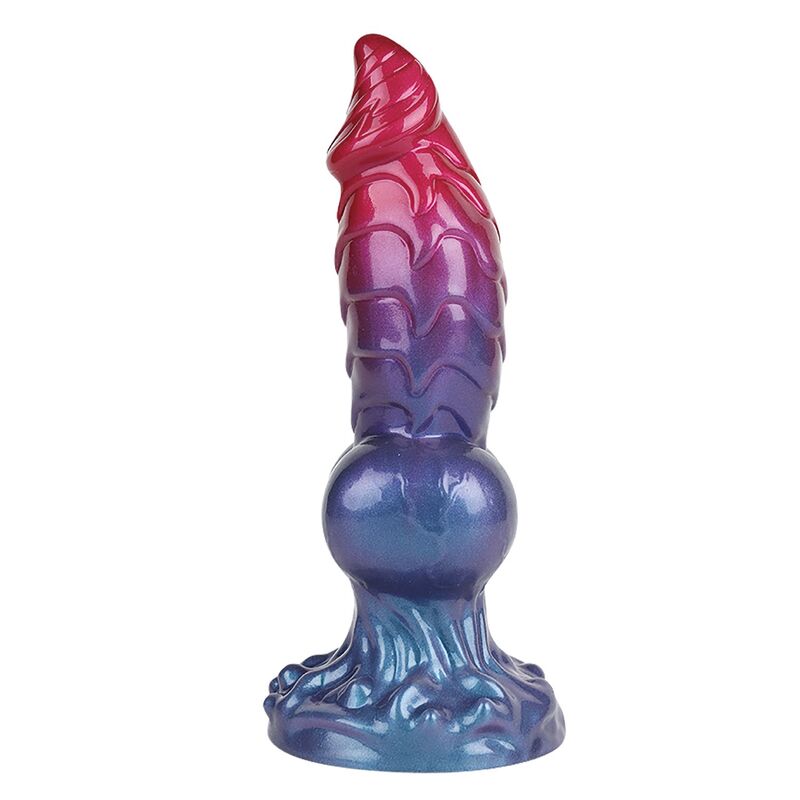 POWER MONSTERS - ELDRITCH SENTINEL DILDO IN SILICONE BICOLORE FANTASY 24 CM Ø 5 CM - immagine 4
