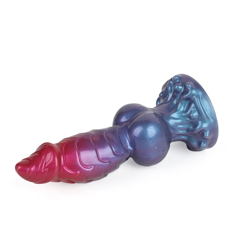POWER MONSTERS - ELDRITCH SENTINEL DILDO IN SILICONE BICOLORE FANTASY 24 CM Ø 5 CM - immagine 5