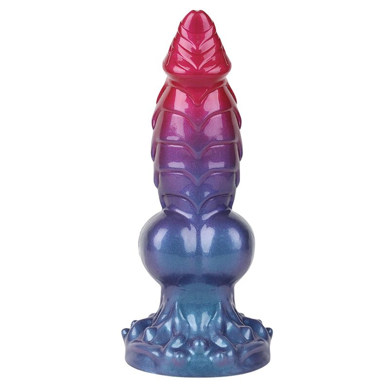POWER MONSTERS - ELDRITCH SENTINEL DILDO IN SILICONE BICOLORE FANTASY 24 CM Ø 5 CM - immagine 3