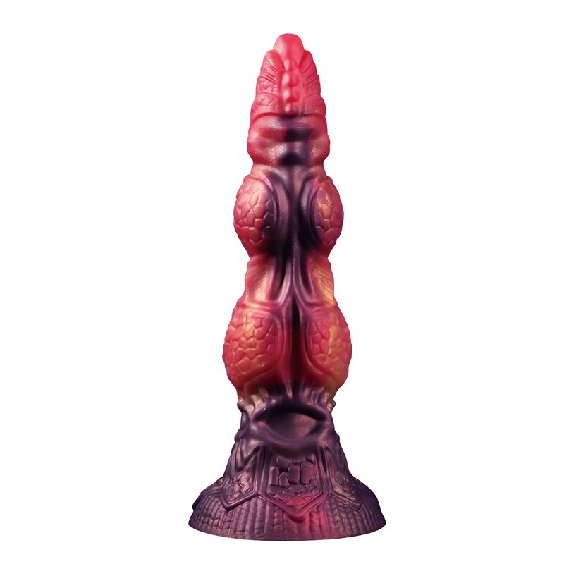 POWER MONSTERS - SAVAGE BEASTLORD TRICOLOR FANTASY DILDO IN SILICONE 24 CM Ø 5 CM - immagine 3