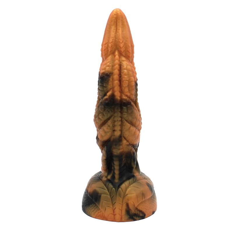 POWER MONSTERS - TIRANNOSAURO BICOLORE FANTASY DILDO IN SILICONE 20,5 CM Ø 5 CM - immagine 3