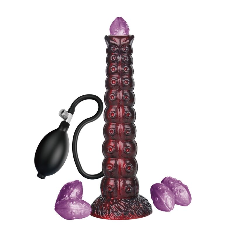 POWER MONSTERS - VOIDCLAW BRUTE DILDO GONFIABILE IN SILICONE BICOLORE FANTASY 29 CM Ø 5.7 CM