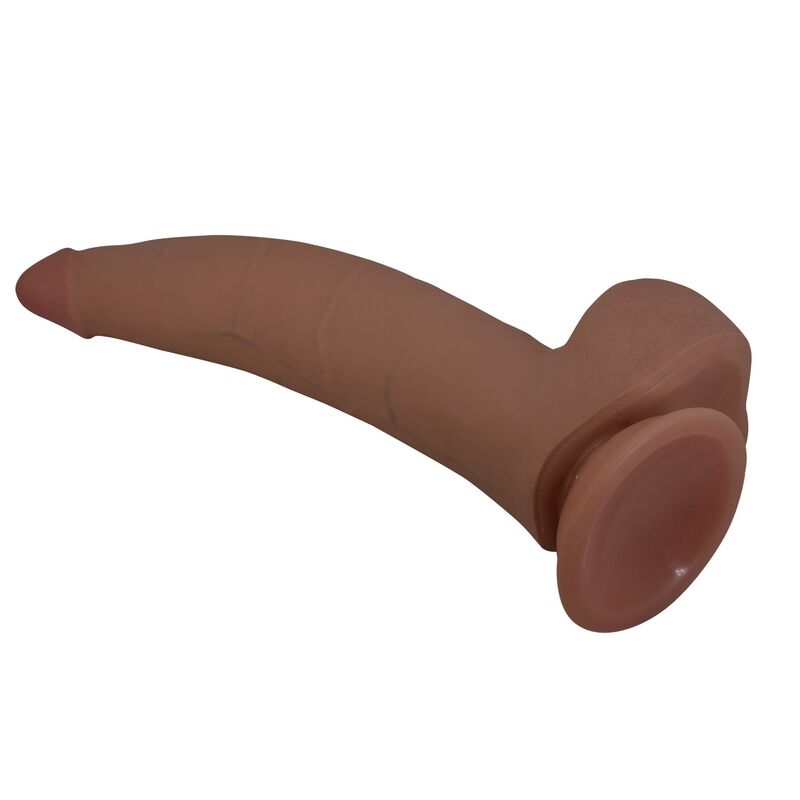 PRETTY LOVE - CUTHBERT DILDO FLESSIBILE REALISTICO 20 CM Ø 5 CM TPE MARRONE - immagine 5