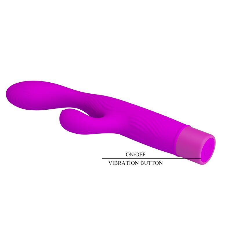 PRETTY LOVE - JENE VIBRATORE A DOPPIA STIMOLAZIONE DEL PUNTO G E DEL CLITORIDE, VIOLA - immagine 5