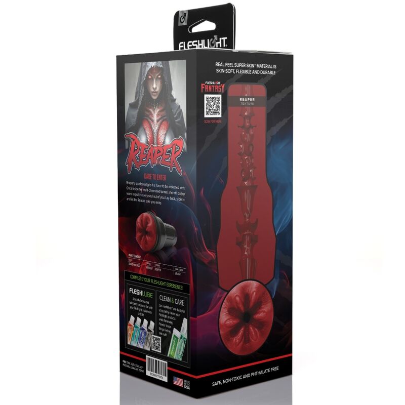 FLESHLIGHT FANTASY - REAPER STROKER, MASTURBATORE MASCHILE REALISTICO - immagine 5