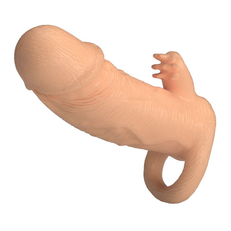 PRETTY LOVE - MANICOTTO DI ESTENSIONE DEL PENE RODERICO 13 CM Ø 3,8 CM NATURALE - immagine 5